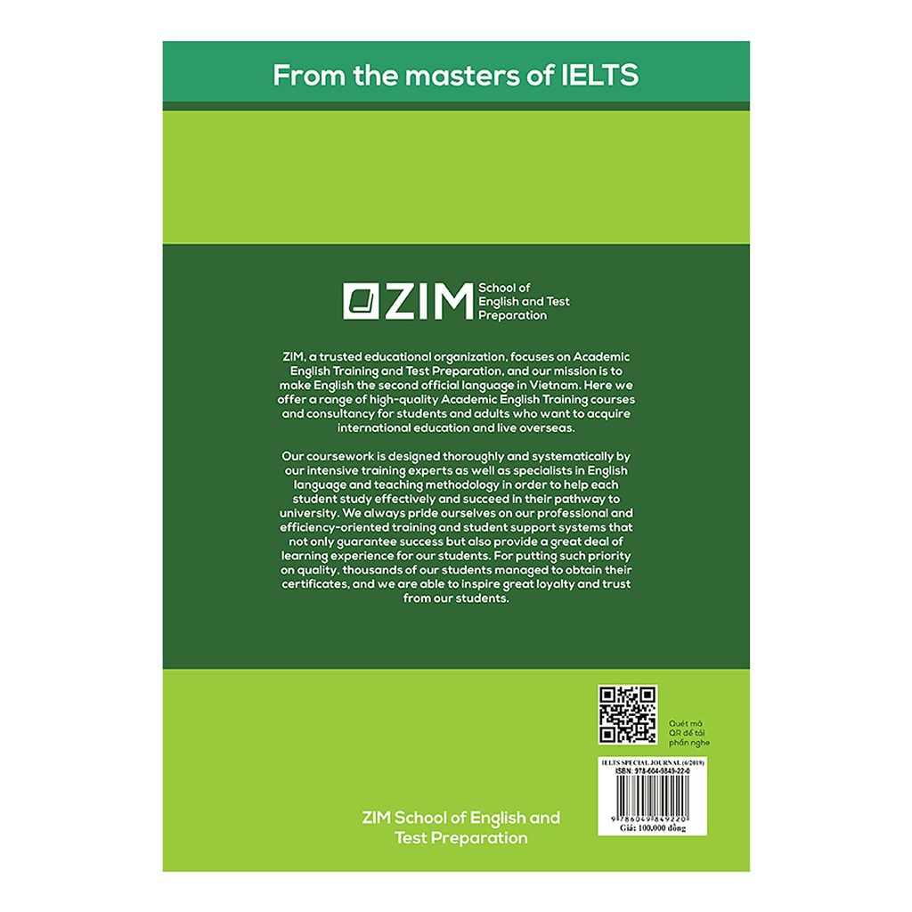 Sách IELTS Special Journal 6 (2019)