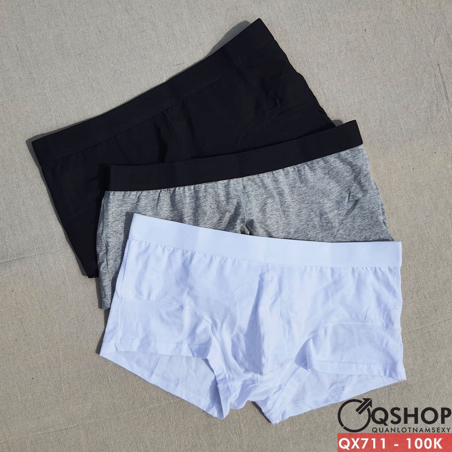 [Form to 65-100kg] - Quần lót boxer nam thun cotton QSHOP QX711