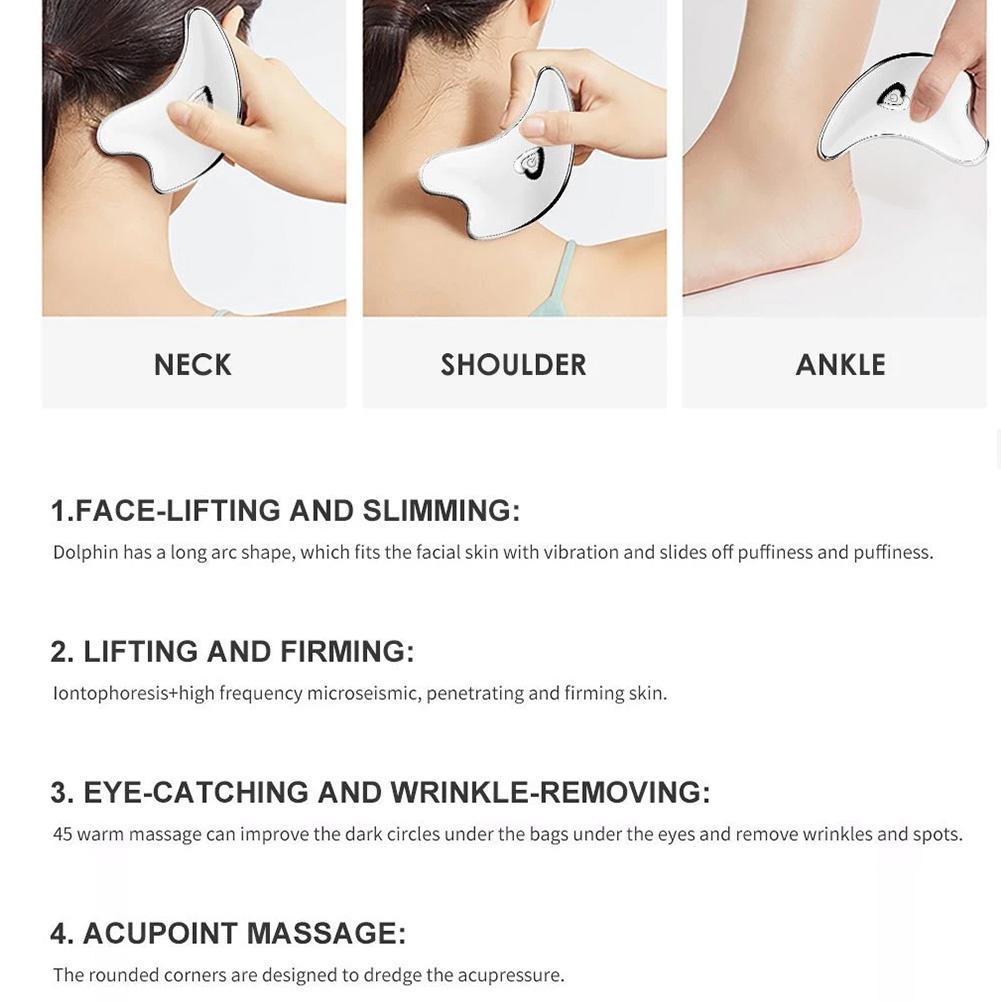 (Hàng Mới Về) Dụng Cụ Cạo Gió Điện Tử Hình Cá Heo Nhỏ Y0M4 | BigBuy360 - bigbuy360.vn