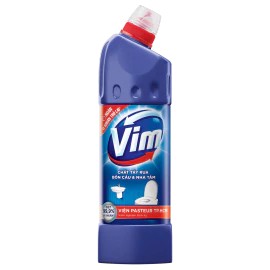 Nước tẩy bồn cầu, nhà tắm Vim Diệt khuẩn chai 900ml