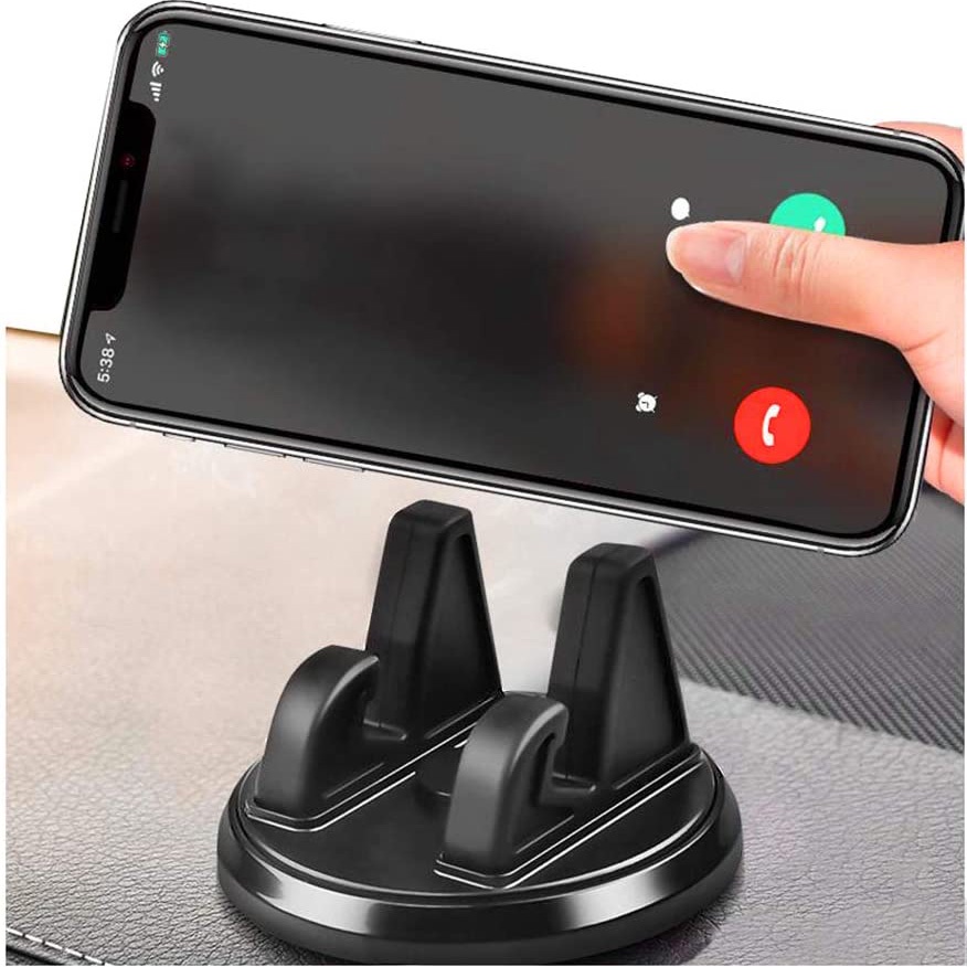 Giá đỡ điện thoại bằng silicon chống trượt xoay 360 độ tiện dụng cho xe hơi
