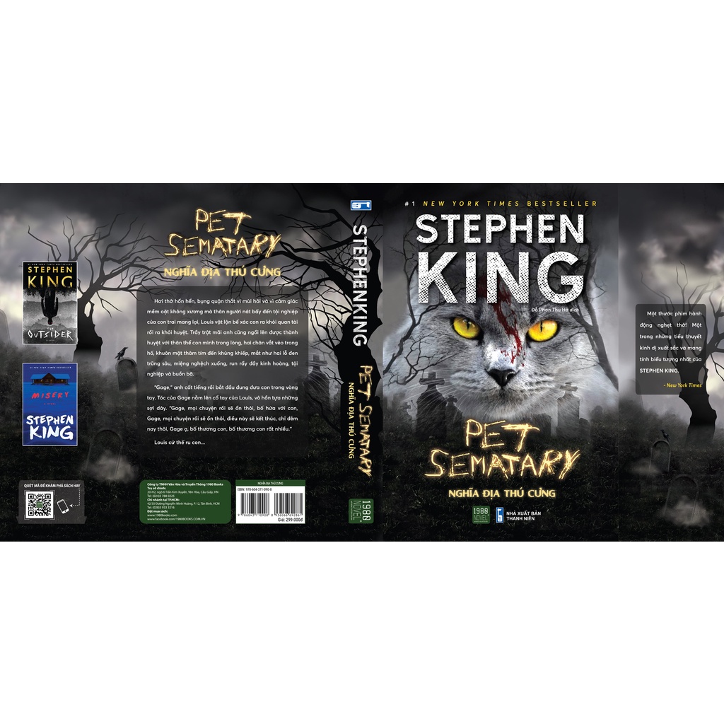 Sách - Pet Sematary - Nghĩa địa thú cưng - Stephen King