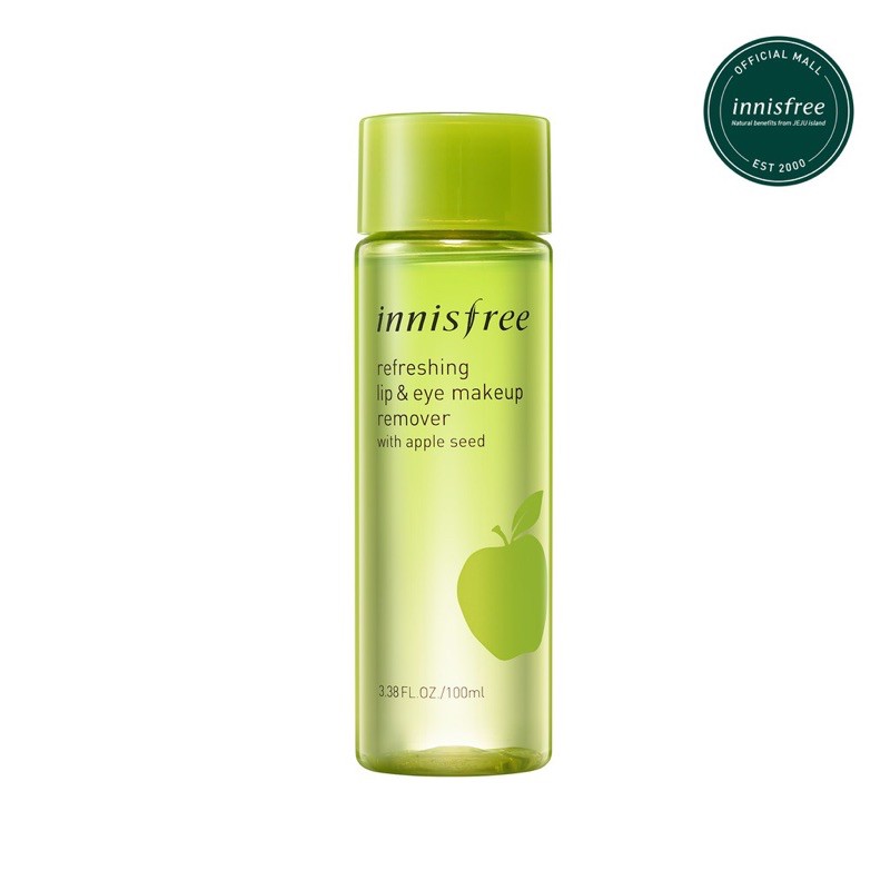 Tẩy trang mắt môi táo xanh Innisfree mini 100ml