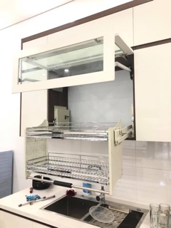 Tay nâng cánh đôi có giảm chấn( hỗ trợ lắp đặt kv hà nội)