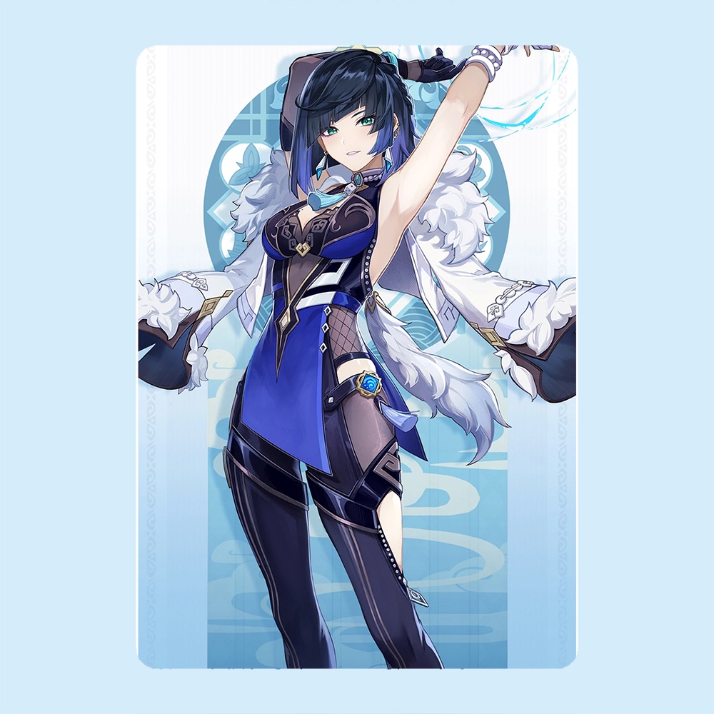 Ảnh card bo góc in hình nhân vật game GENSHIN IMPACT 50 mẫu thẻ bo viền 5*8cm anime chibi sưu tầm #