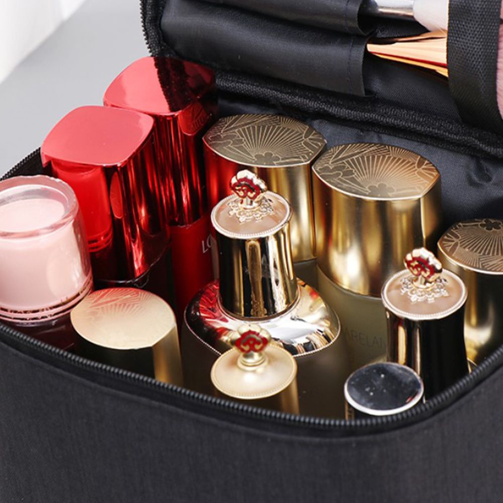 Túi đựng đồ trang điểm nhiều màu sắc có khóa kéo chống thấm nước tiện dụng