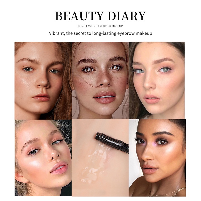 Dung Dịch Cố Định Lông Mày Trong Suốt Nhanh Khô Chống Thấm Nước Không Phai Không Dễ Phai Lâu Trôi