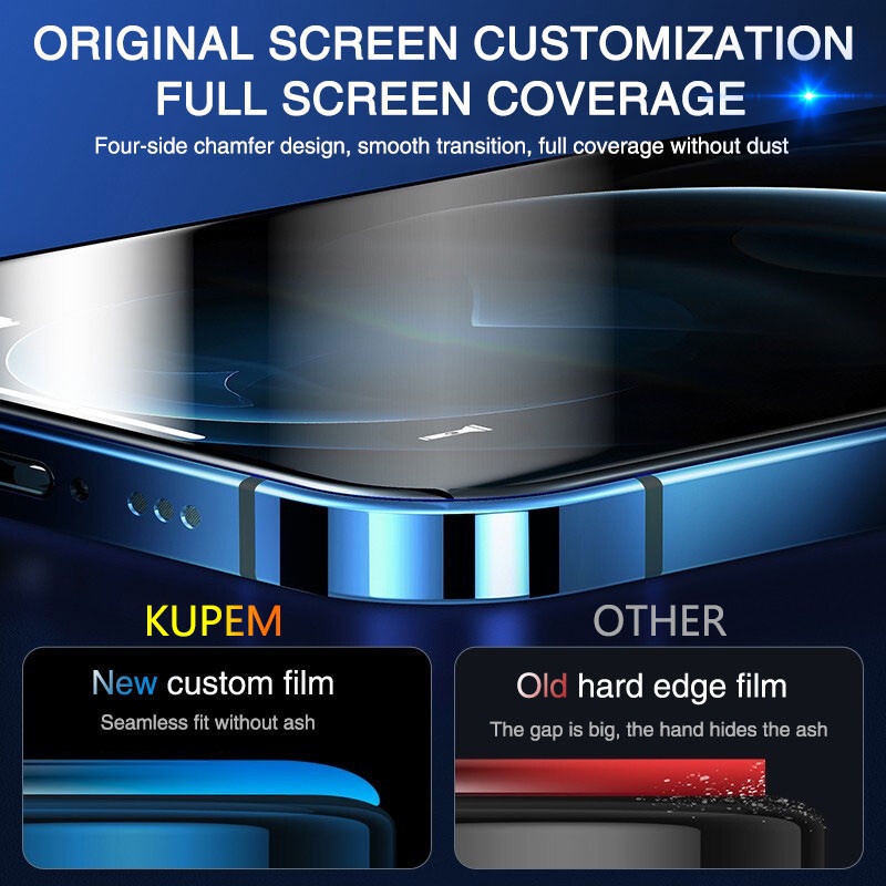 Kính Cường Lực Full Màn 21D Cho Iphone 15 14 13 12 Mini 11 Pro Xs Max X Xr Se 2020 8 7 6 6s Plus