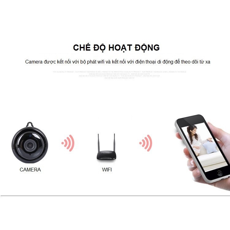 Cammera An Ninh Kết Nối Wifi Không dây xem trực tiếp trên điện thoại, đàm thoại 2 chiều, có Hồng ngoại xem ban đêm