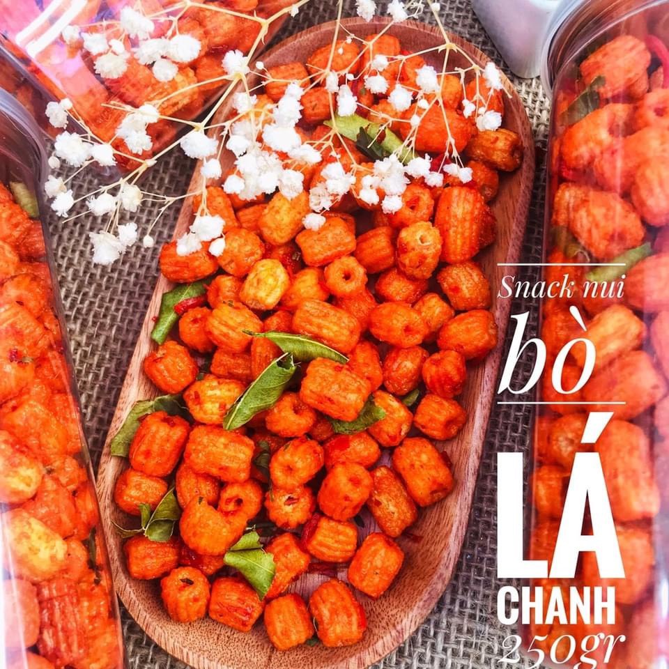 300GR NUI SẤY KHÔ BÒ LÁ CHANH