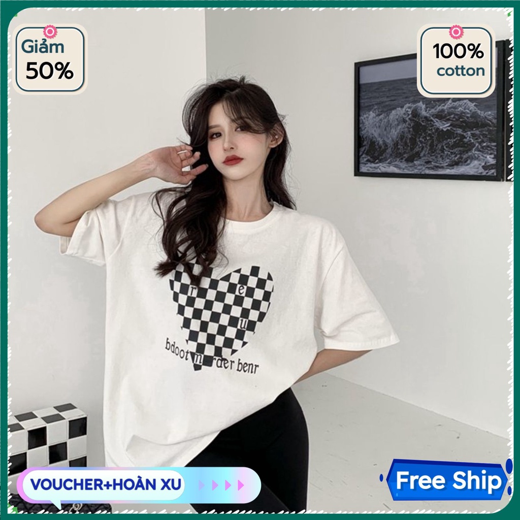 Áo phông tay lỡ nam nữ, áo thun unisex form rộng chất cotton mát mịn thấm hút mồ hôi hot | BigBuy360 - bigbuy360.vn