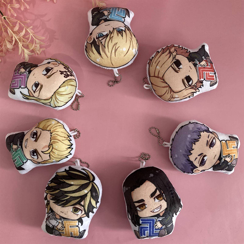 Tmdbyx Đồ chơi nhồi bông hình nhân vật Anime Tokyo Revengers cao cấp dễ thương 10cm