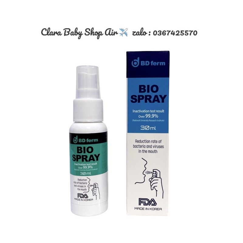 Xịt họng Bio Spray 30ml (Nhập khẩu chính hãng )