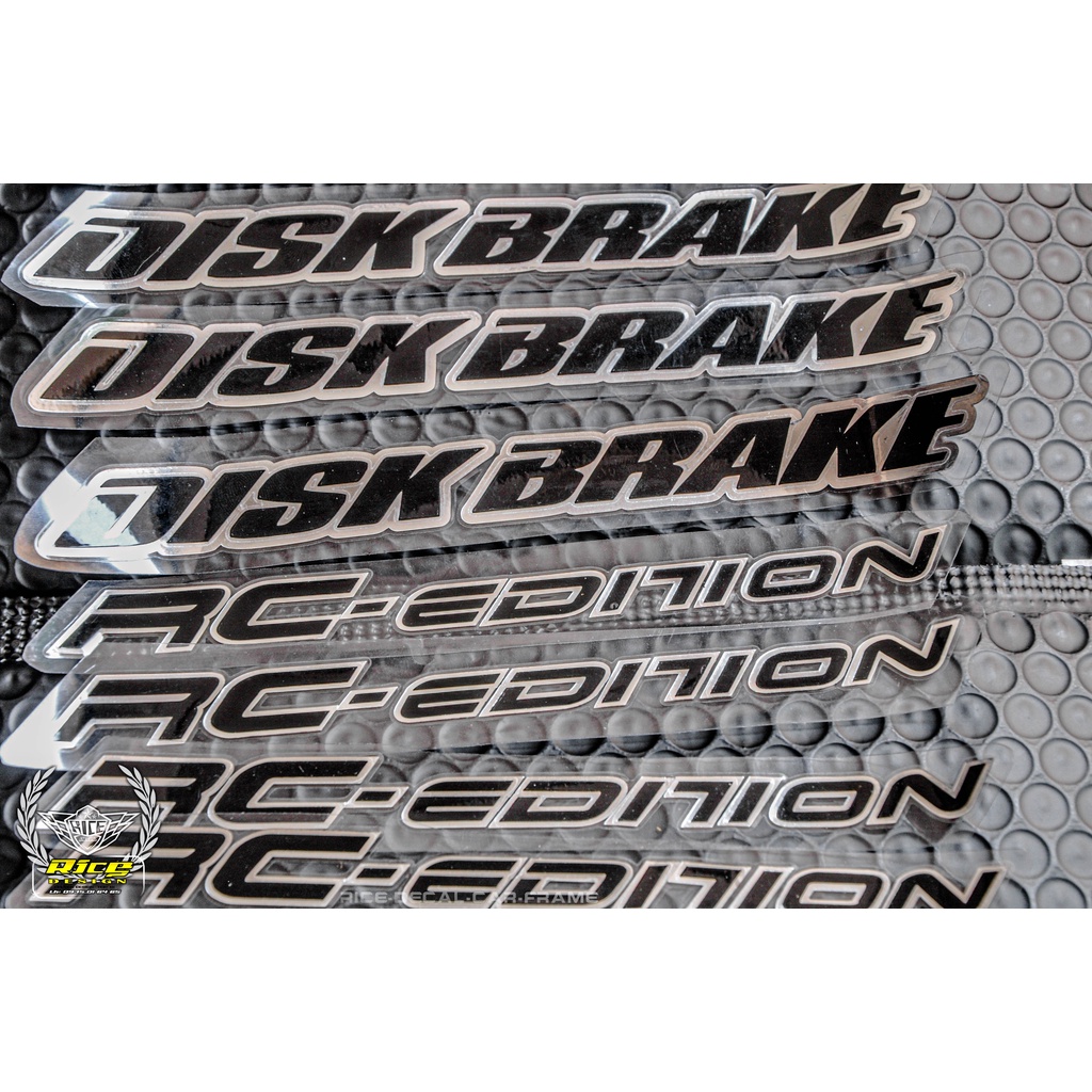 Tem Dán Phuộc Disk Brake - Rc Editon