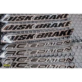 Tem Dán Phuộc Disk Brake - Rc Editon ( Ghép Chữ Crom Chất lượng )