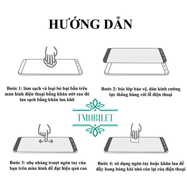 Kính Cường Lực Xiaomi mi 9A 9c full màn hình phủ nano cao cấp