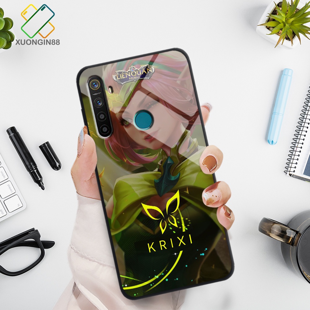 Ốp lưng kính Realme 5i/6i in 3D hình tướng Liên quân