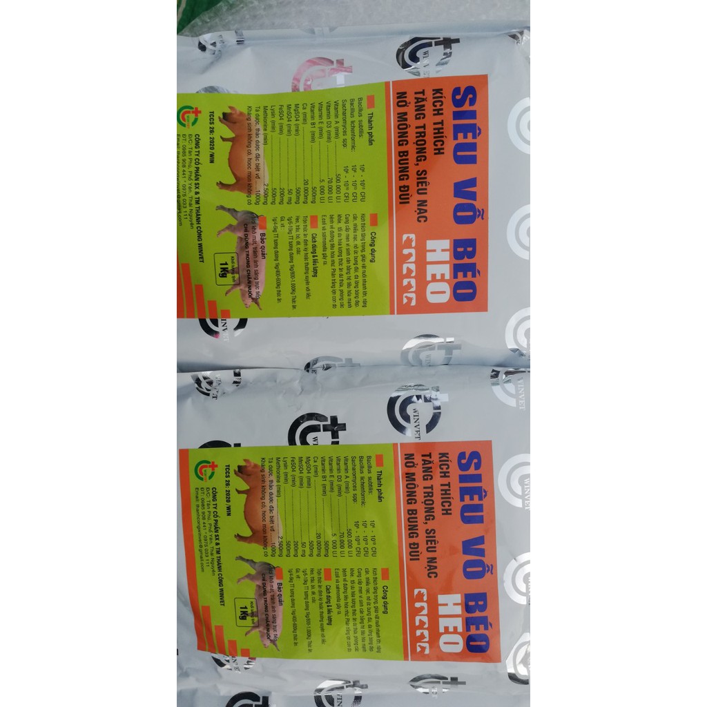 Siêu Vỗ Béo Heo ( Lợn) 1kg/1 túi | BigBuy360 - bigbuy360.vn