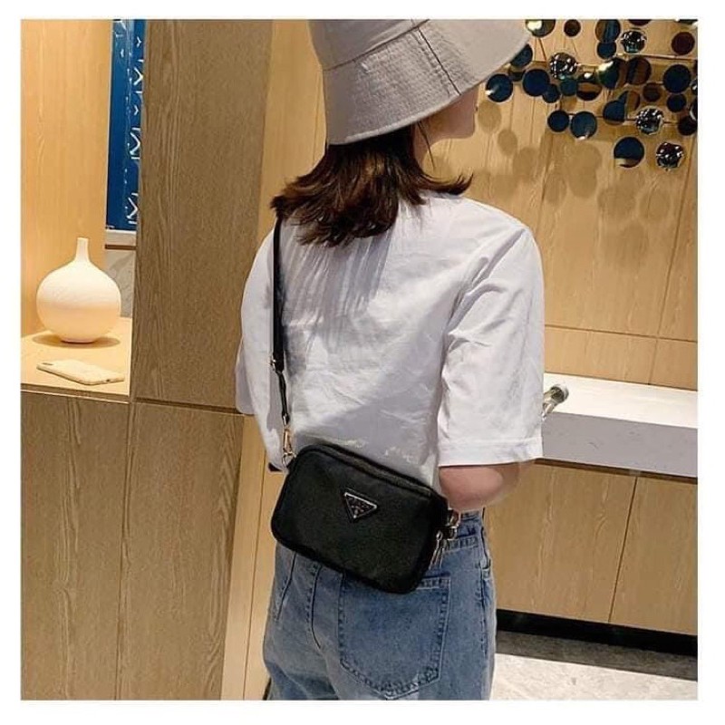 Túi đeo chéo PRA Ba Ngăn khoá kéo | BigBuy360 - bigbuy360.vn