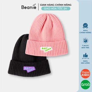 Mũ Len Thời Trang Năng Động Add Noiti, Nón Len BEANIE Nhiều Màu Trơn Phong Cách Hàn Quốc B027