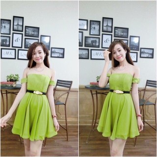 Đầm xòe tay rớt kèm hình thật