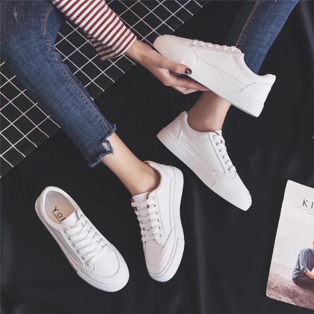 Giày thể thao nữ/ Sneaker full trắng chất đẹp. Hàng loại 1