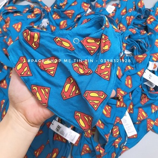 Yếm cổ cotton xuất dư cho bé