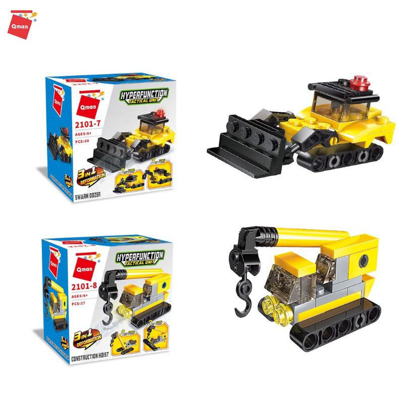 Đồ chơi xếp hình phong cách Lego của QMan