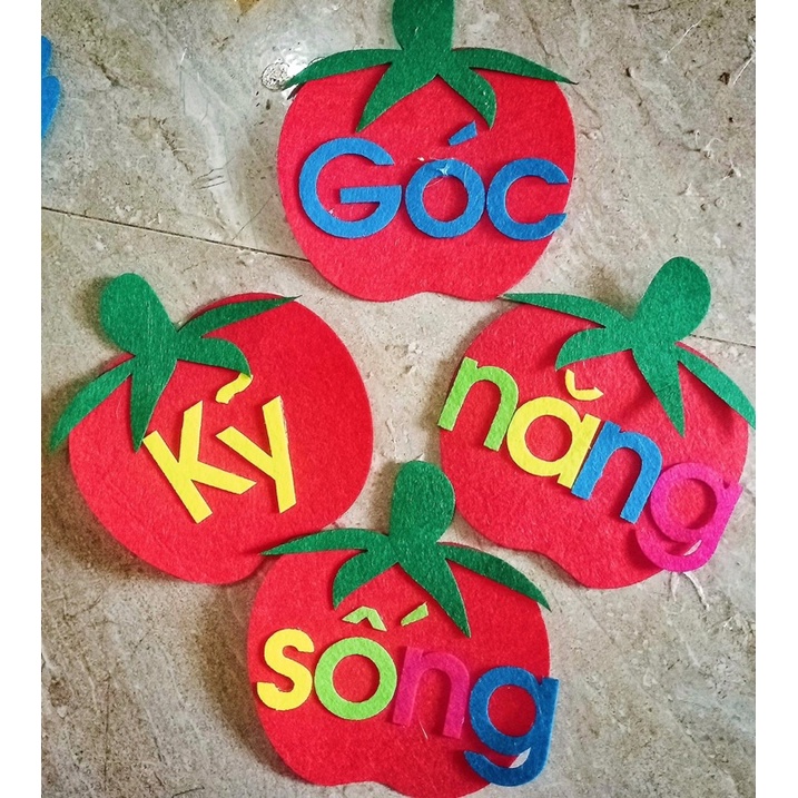 TÊN CÁC GÓC MẦM NON