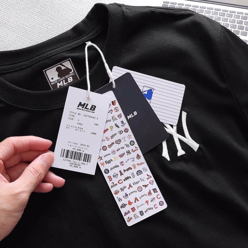 Áo thun unisex MLB DRAGON hai màu đen trắng áo thun from rộng 5 size S, M, L,XL, XXL | BigBuy360 - bigbuy360.vn