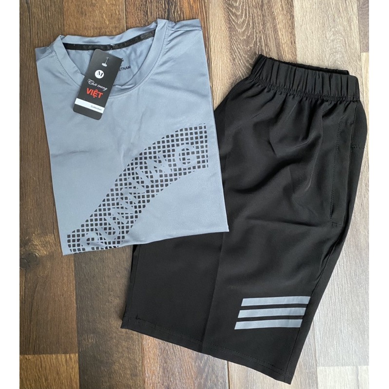 Bộ Thể Thao Nam Running Vải Thun 4 Chiều 💖FREESHIP💖  [NB Fashion] | BigBuy360 - bigbuy360.vn
