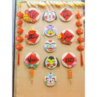 Mẹt tre bún đậu, trang trí tết 25-30cm