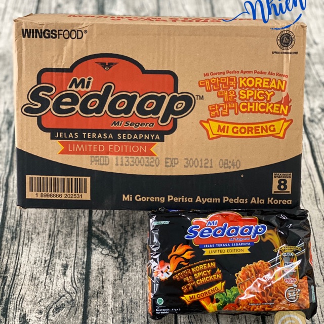 Mì Trộn Ăn Liền Sedaap Vị Gà Cay Indonesia (Bịch Lớn 5 Gói) | BigBuy360 - bigbuy360.vn