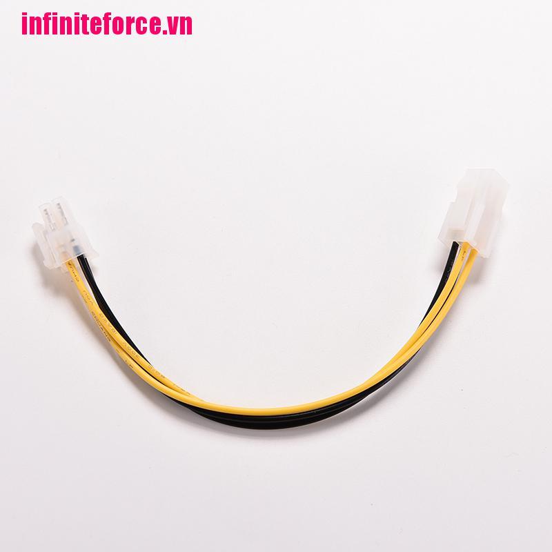 Dây Cáp Nguồn 8 Inch 20cm Atx 4-Pin Chất Lượng Cao