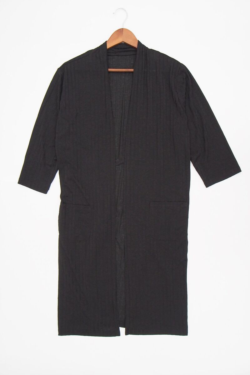 Áo khoác cardigan thun gân tay lỡ, hai túi trước CEN3FA | BigBuy360 - bigbuy360.vn