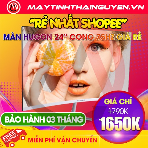 ✅ Màn hình 24 inch cong giá siêu rẻ, màn hình máy tính HUGON 24" phiên bản Quốc Tế (Gói bảo hành 6 tháng toàn quốc) | BigBuy360 - bigbuy360.vn