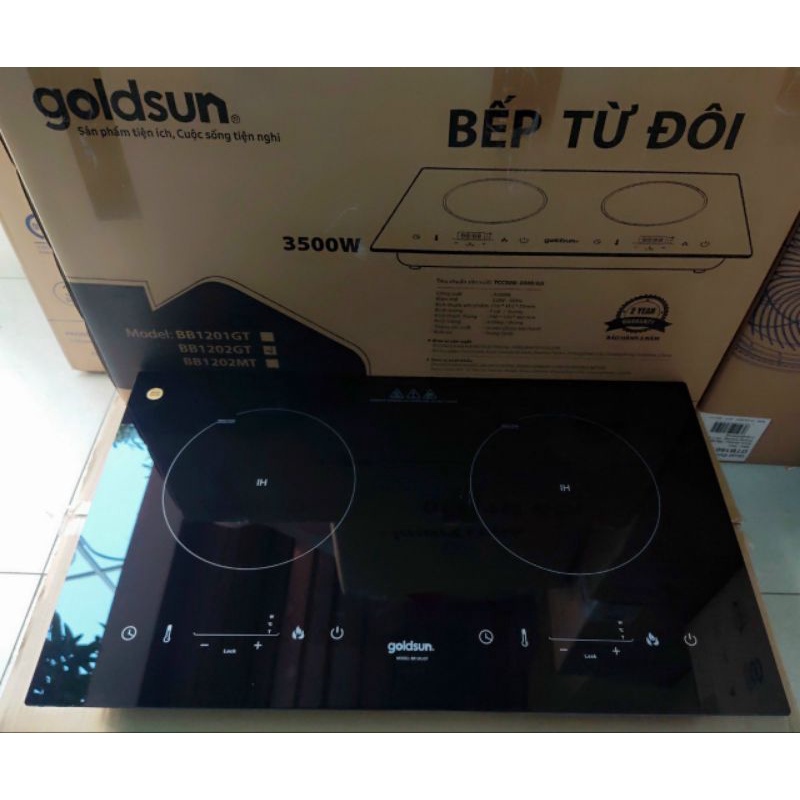 Bếp từ đôi goldsun