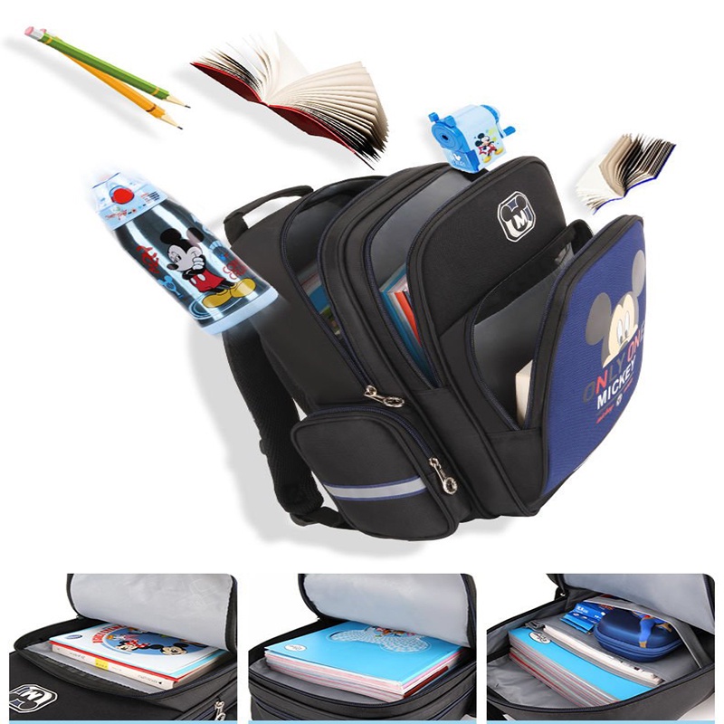 Cặp Đi Học Cho Bé Trai, Bé Gái - Balo Học Sinh Lớp 1-3 ( Kích thước 38cm x 16cm x 28cm )