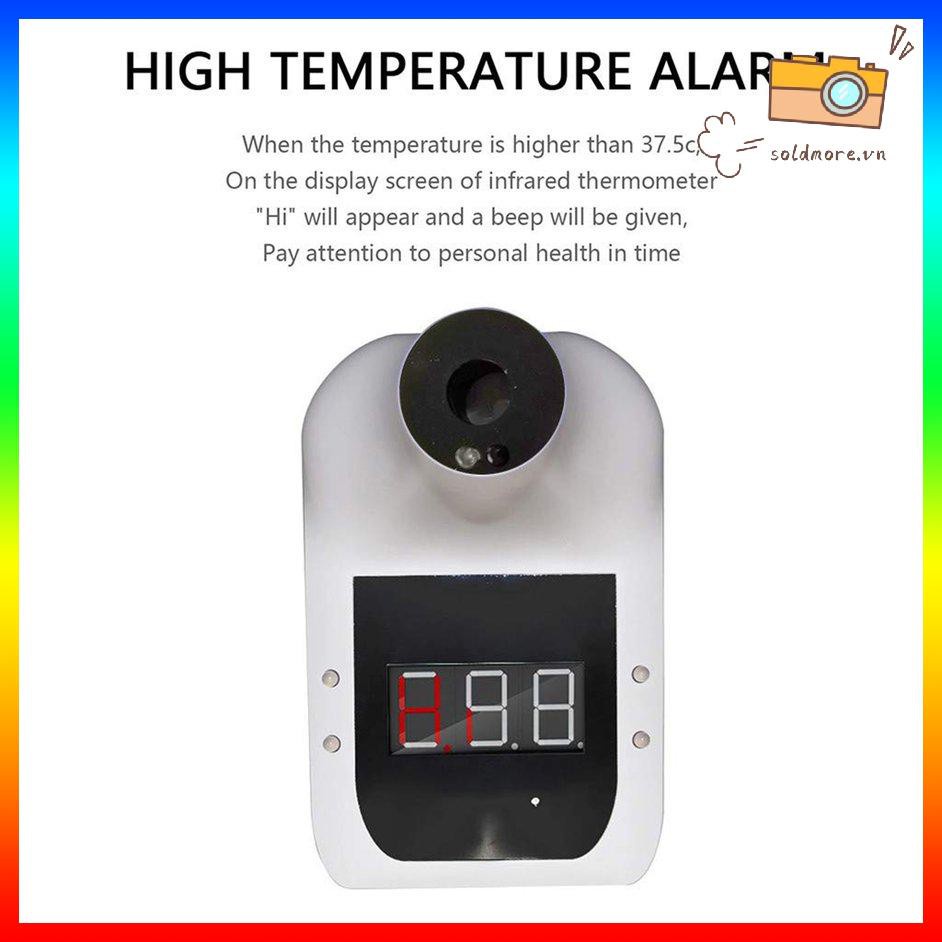 [SOE]  Wall Mounted Infrared Thermometer Adults And Children No Contact Precise Measure Temperature Alarm Thermometer