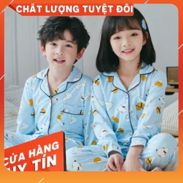 [ Rẻ Vô Địch] Bộ Pijama trẻ em Chất Liệu Lụa MoChi [Hà Nội] [Free Ship99K]