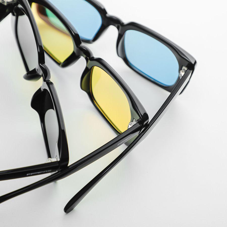 Kính Mát Nam Sizzing Gọng Vuông Nam Tính Màu Sắc Trẻ Trung Năng Động - FAPAS