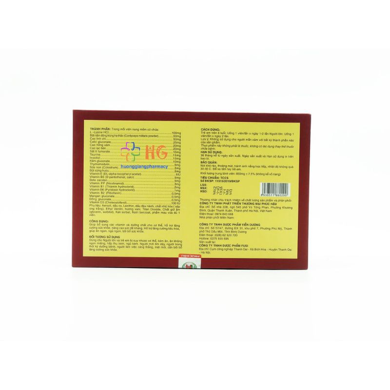 Hồng Sâm Ăn Ngủ Ngon - Hỗ trợ tăng cường sức khỏe. Giúp ăn ngon, ngủ ngon, bồi bổ sức khỏe (Hộp 60 Viên)