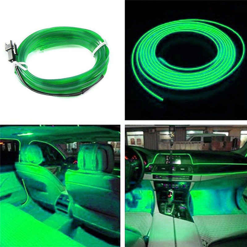 Cuộn dây đèn Led 3M 12V một màu độc đáo cho trang trí xe hơi