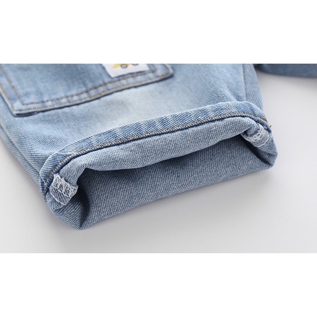 Quần Short Jean cho bé Wellkids quần bò chất mềm cho bé (KZ3217)