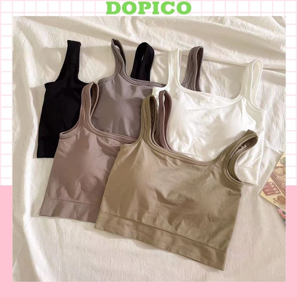 Áo bra nữ 2 dây xinh xắn, áo ngực không gọng đẹp quyến rũ Lanixa DOPICO B833