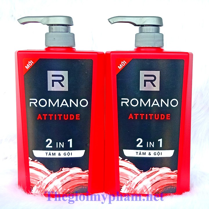 Tắm Gội Romano 2 Trong 1 Attitude 650g
