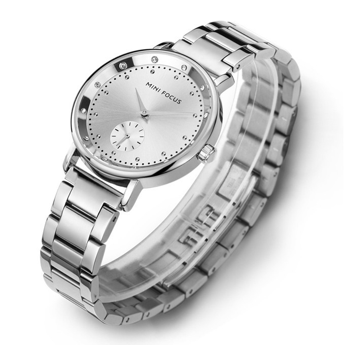 [Mã LT50 giảm 50k đơn 250k] [Tặng vòng tay] Đồng hồ nữ MINI FOCUS chính hãng MF0037L dây đeo hợp kim cao cấp không gỉ