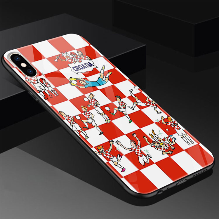 Ốp Lưng Iphone 6 In Hình Croatia IMACC Cho Iphone 12 11 Pro Max 6 6S 7 8 Plus Xr X Xs Max Mini Se 2020