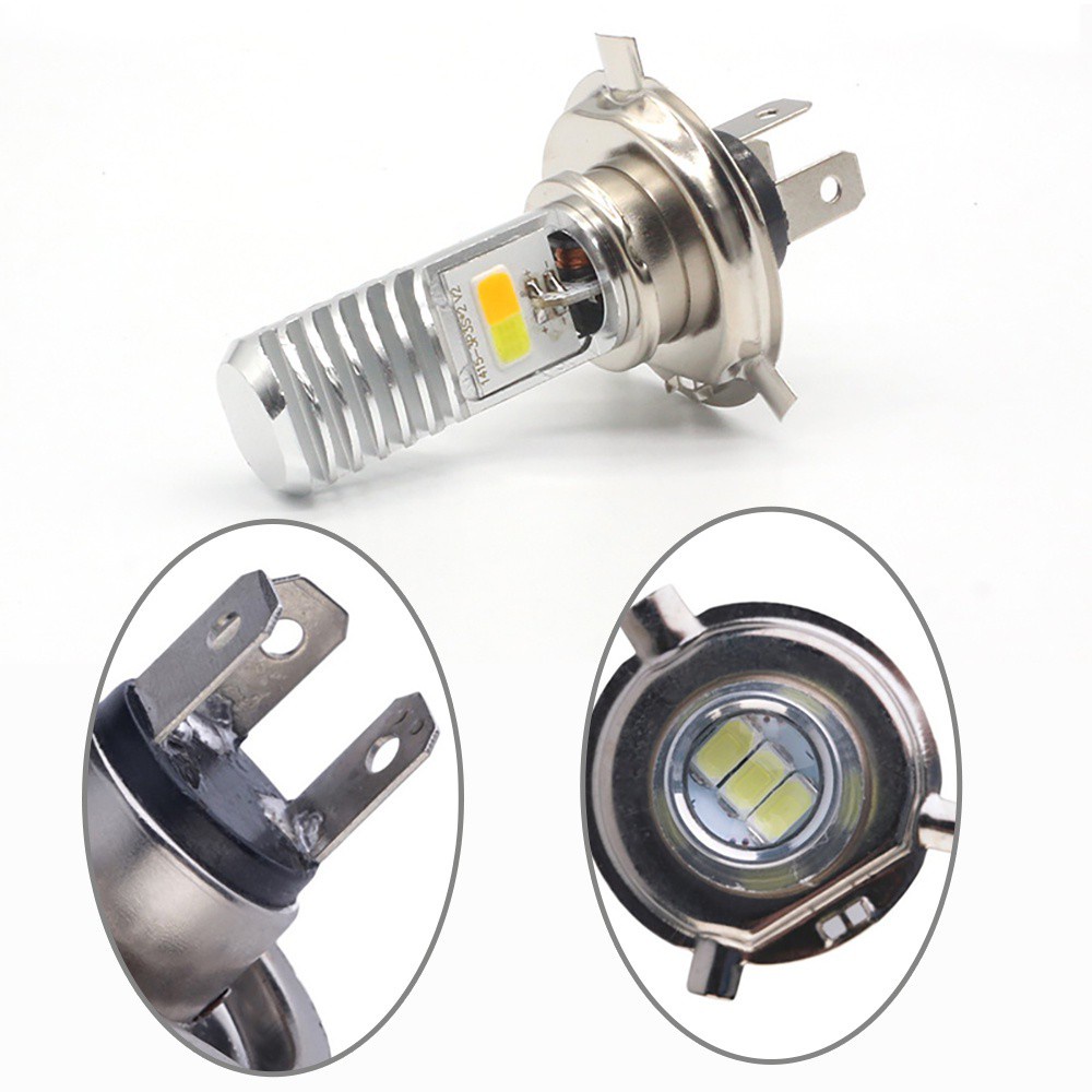 Đèn Pha Led Ánh Sáng Trắng / Vàng Siêu Sáng Cho Xe Mô Tô / Xe Hơi | BigBuy360 - bigbuy360.vn