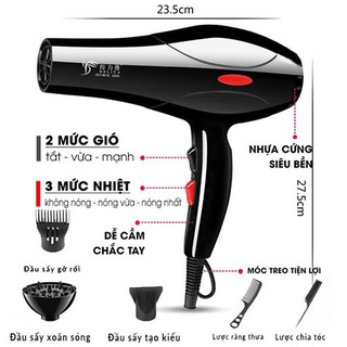 Máy sấy lông cầm tay cho thú cưng (kèm 5 phụ kiện)